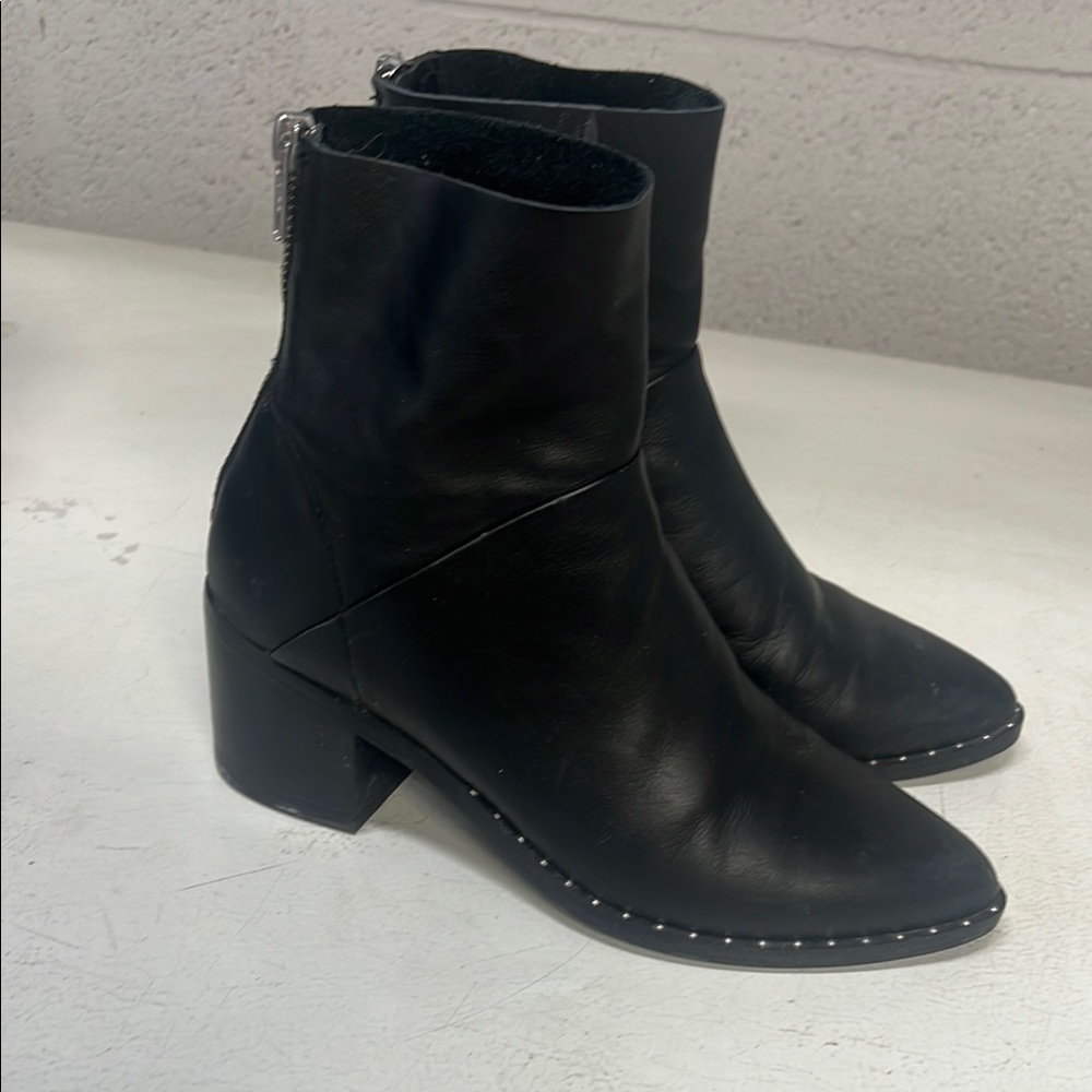 Treasure Bond Black Ankle Boots